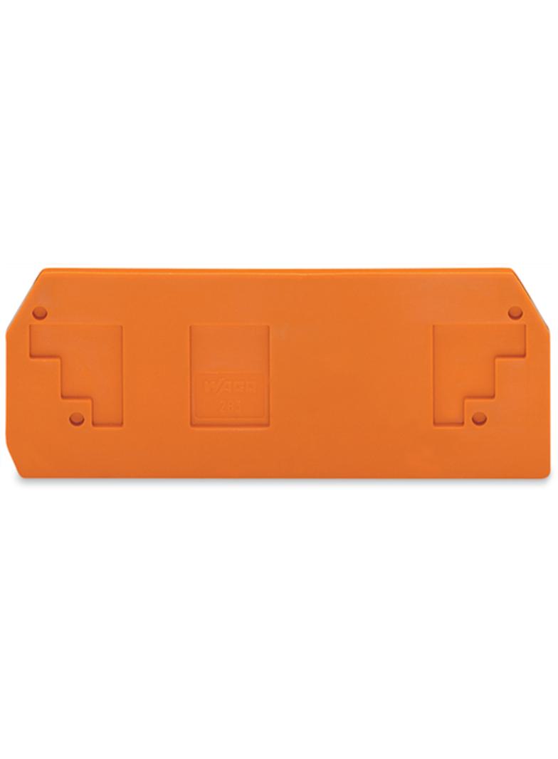 ścianka końcowa pomarańczowa