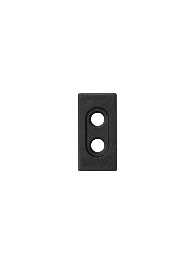 Simon Connect Płytka K45/2 złącz 2x RCA (CINCH) 225x45mm szary grafit