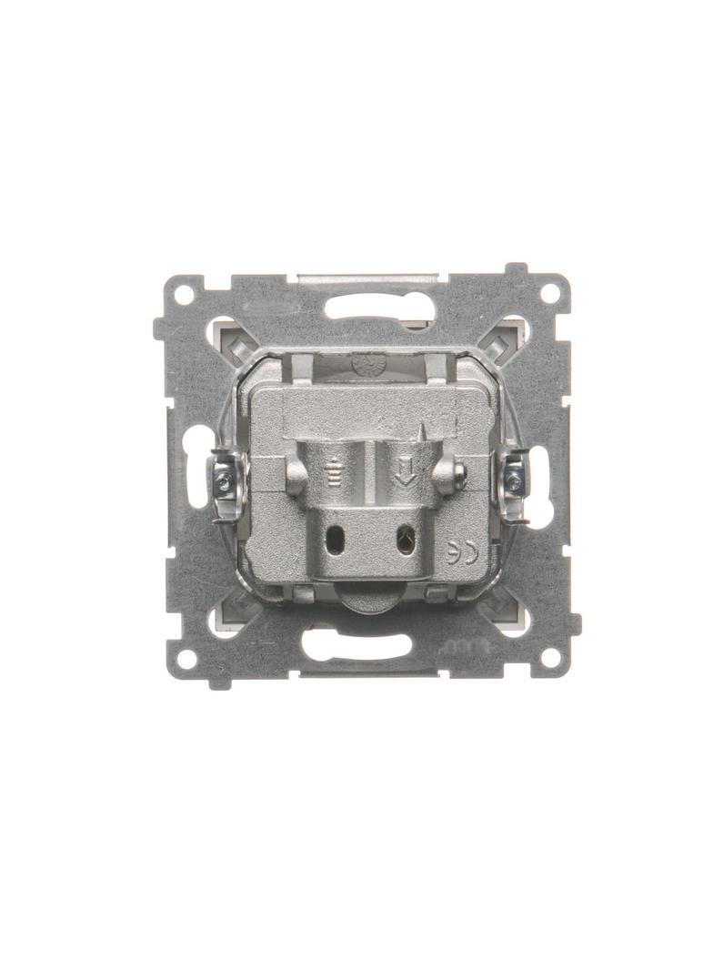 Simon 54 Gniazdo R-TV-DATA brąz mat