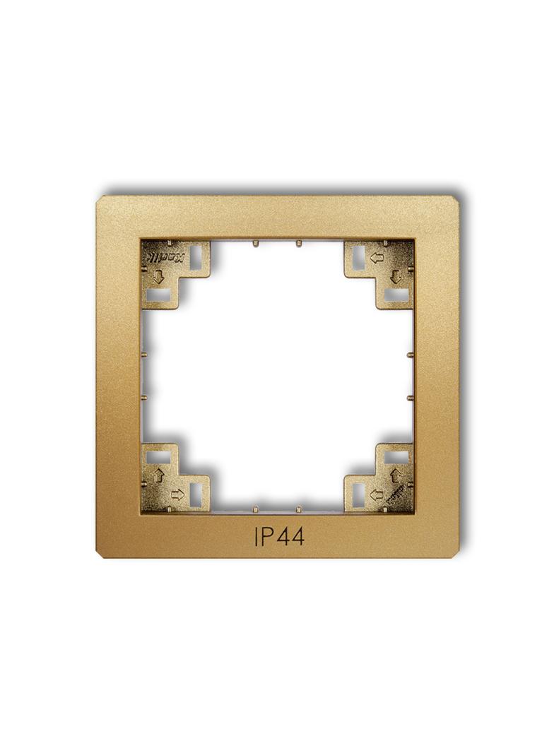 DECO Ramka pośrednia do łączników IP44 złota