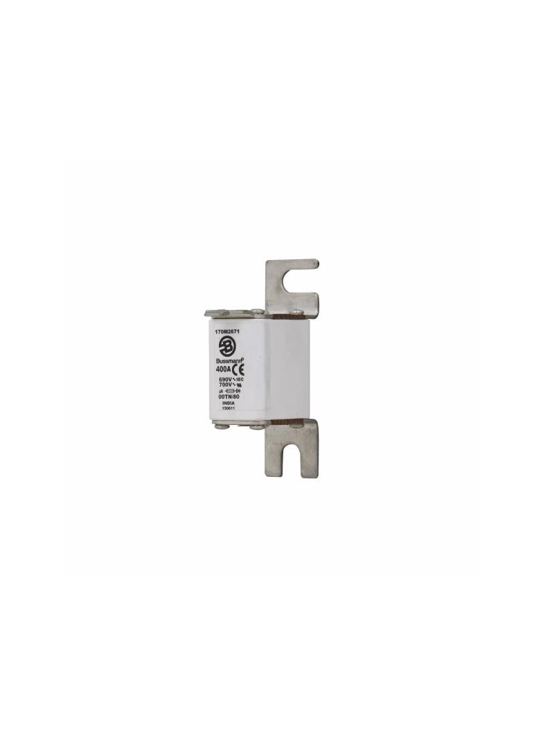 400A 690V aR 00TN/80 TYPE T IND. FUSE Wkładka szybka 400A AC 690V DIN 00 30x51x100 mm aR, 170M2671 E