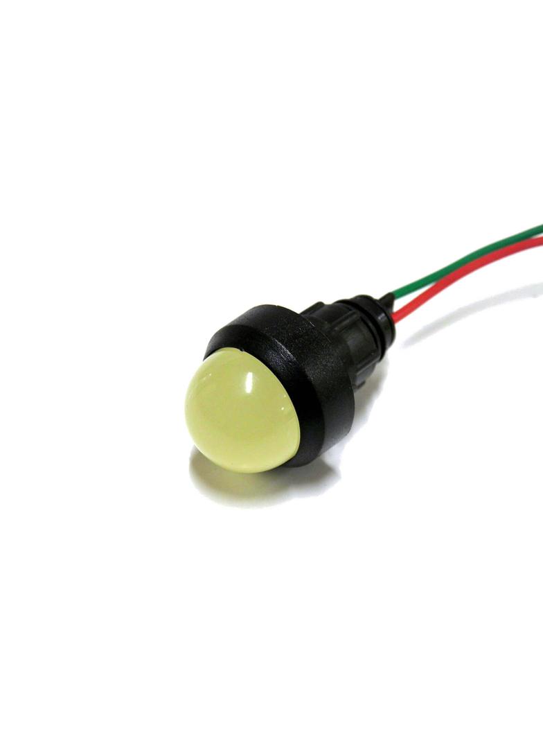Klp20Y/24V ,  Kontrolka diodowa, klosz 20 mm, 24V, żółty