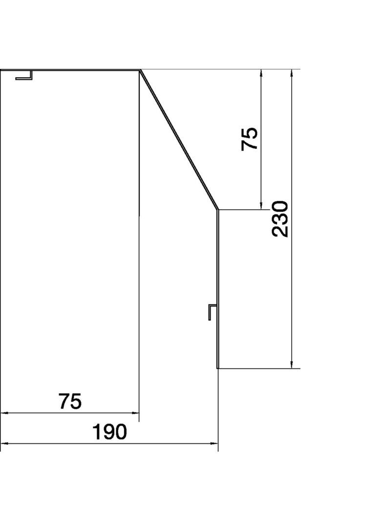 tehalit.RK 230 Pokrywa główna jasnoszary RK2307035 HAGER