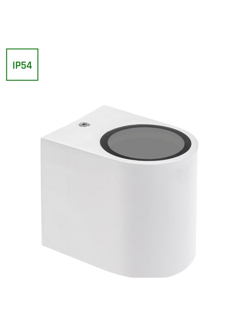 PARETE GU10 X1 JEDNOKIERUNKOWY KINKIET 250V IP54 80 x 73 x 95mm BIAŁY