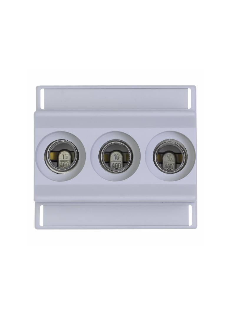 FUSE-BASE D01 3POL DIN HUT Podstawa bezpiecznikowa DII E27 3P szyna DIN TFRN01C EATON