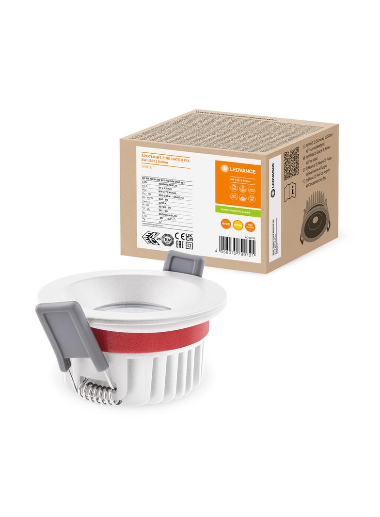 Oprawa SP FP FIX P 8W 927 PS DIM IP65 WT