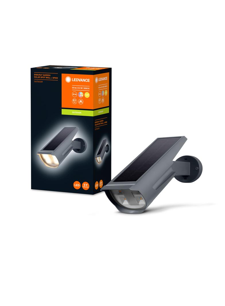 ENDURA GARDEN SOL SPOT WALLSPIKE DG