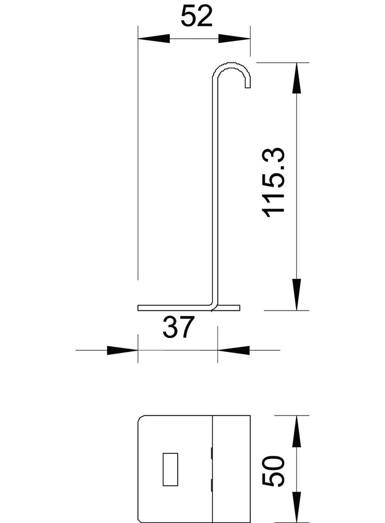 LAS 110, ZŁĄCZKA DRABINKI KABL.110 MM FS