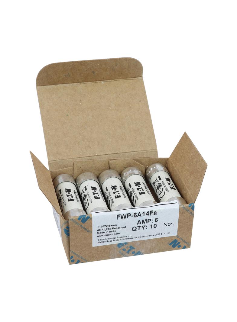 6A 700VAC FERRULE FUSE 14 X 51 MM 6A 700VAC cylindryczna do półprzewodników 14.3 X 50.8MM FWP-6A14F