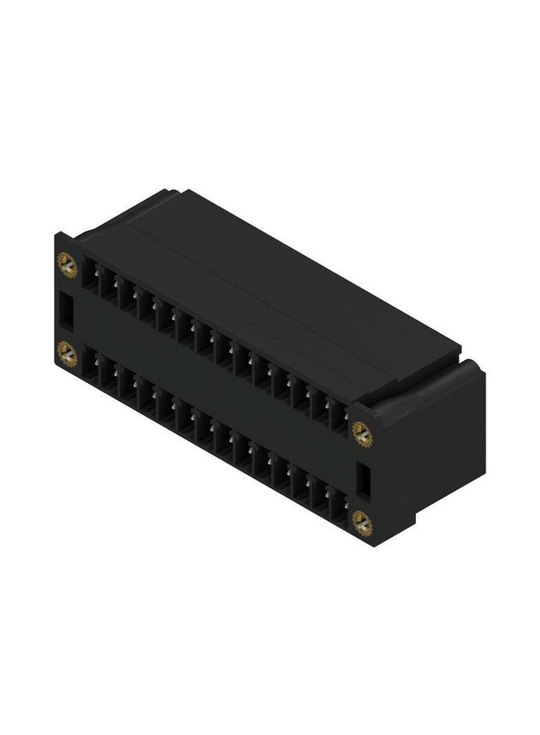 SCD-THR 3.81/28/90F 3.2SN BK BX Wtyki PCB (złącza płyty), 3.81 mm, Liczba biegunów: 28, kąt odejścia: 90° /20szt./ 1974440000 WEIDMÜLLER