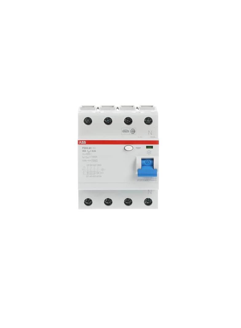 F204 AC-80/0,5 wyłącznik różnicowo-prądowy STANDARD
