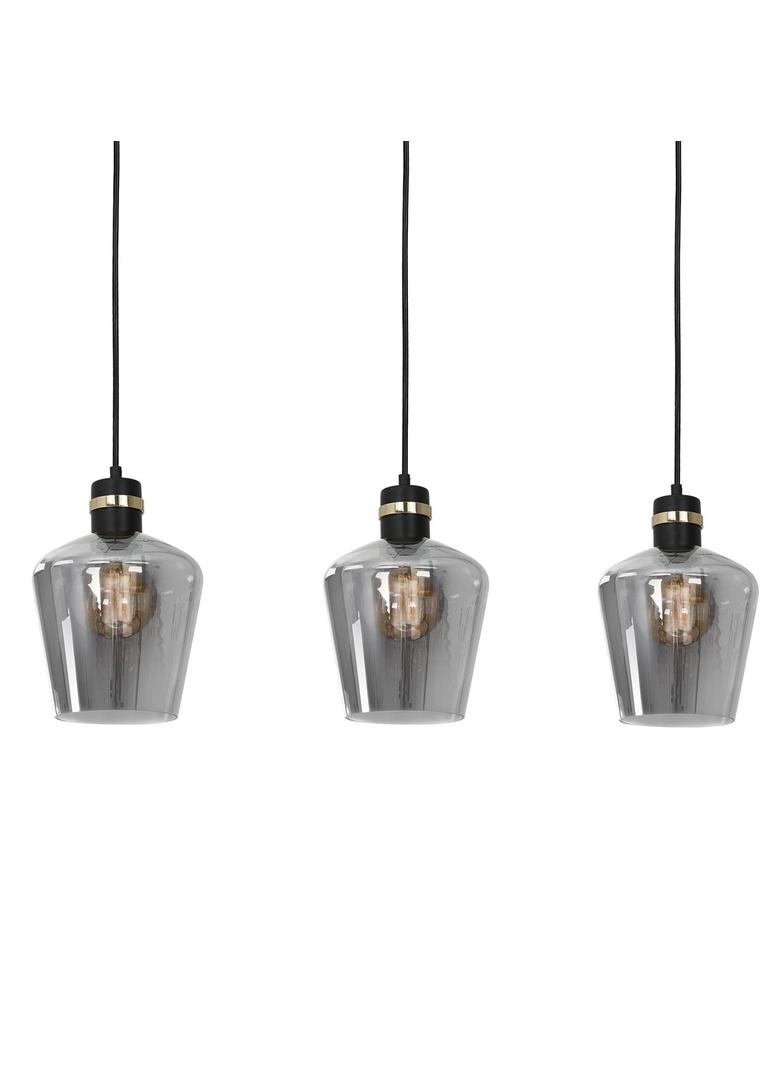 Milagro lampa wisząca Richmond 3xE27 czarno/złota MLP6539