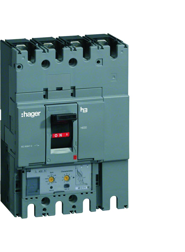 Wyłącznik mocy h630 4P 70kA 400A LSI