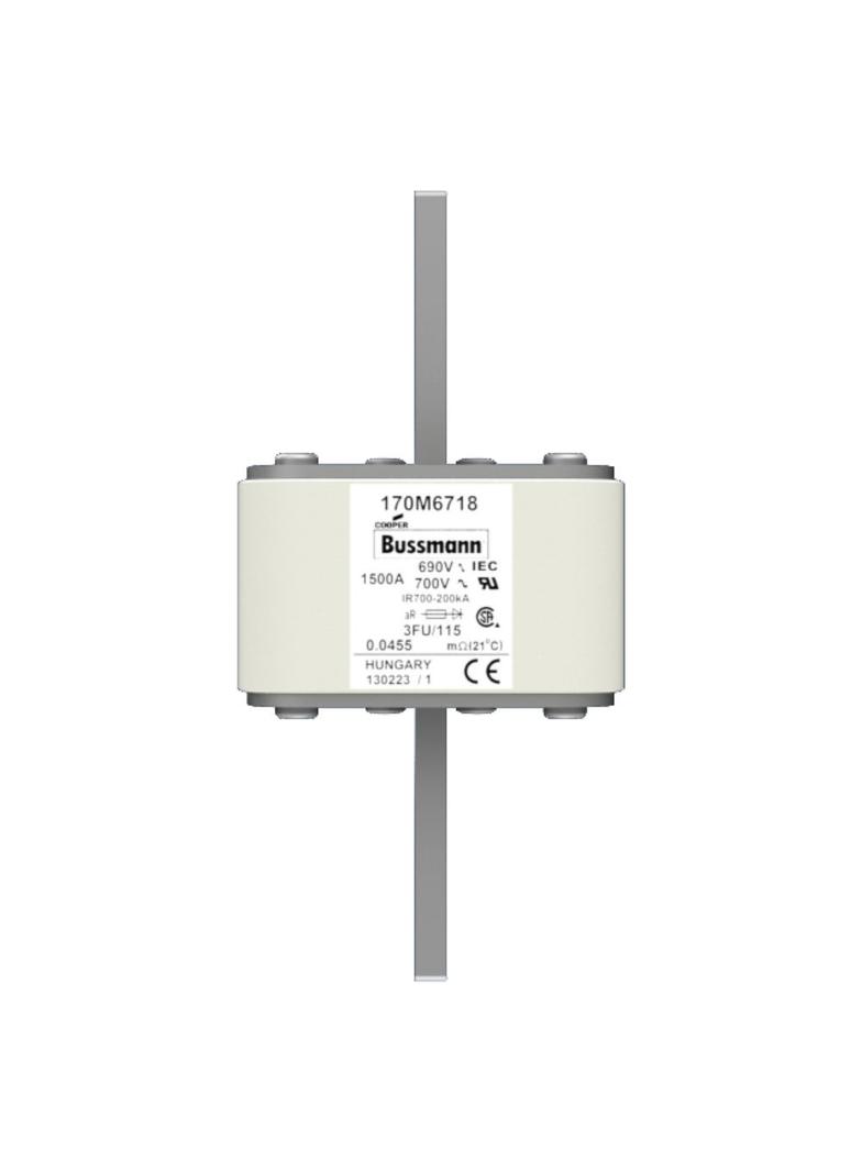 FUSE 1800A 600V 3FU/115 AR Wkładka szybka 1800A AC 600V rozmiar 3 67x92x155 mm aR IEC UL 170M6720 EA