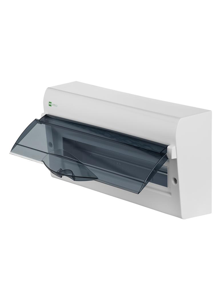 Rozdzielnica GREEN BOX n/t 20-modułem IP40 szyba transparentna dymna