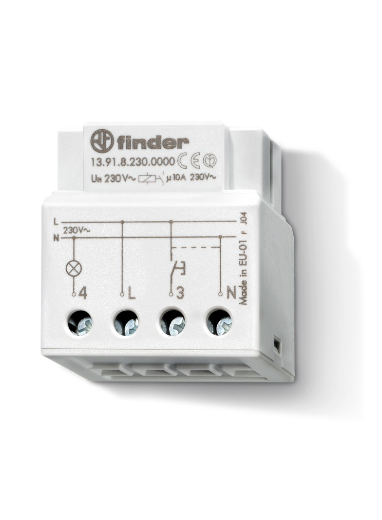 Elektroniczny przekaźnik bistabilny serii 13: 1Z 16A 230V AC 13.91.8.230.0000 /5szt./ FINDER