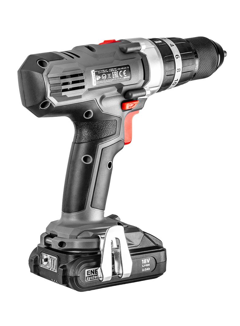 WIERTARKO-WKRĘTARKA AKUMULATOROWA Z UDAREM ENERGY+ 18V, LI-ION, UCHWYT 13 MM, BEZ AKUMULATORA