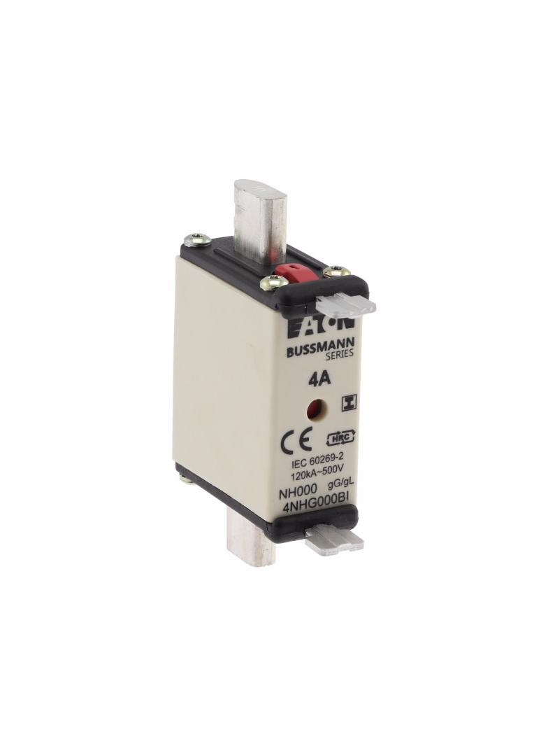4NHG000BI Wkładka NH 4A 500V GG/GL rozmiar 000 4NHG000BI EATON