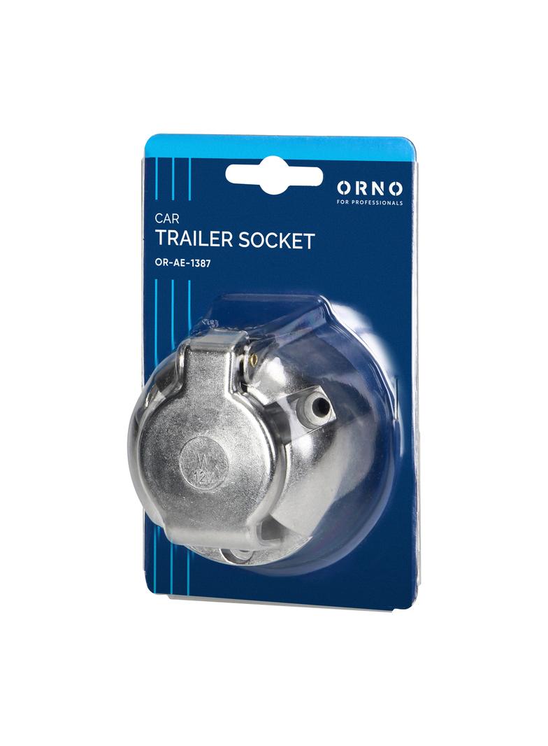 Gniazdo przyczepy aluminiowe 7 pinów 12/24V OR-AE-1387 ORNO