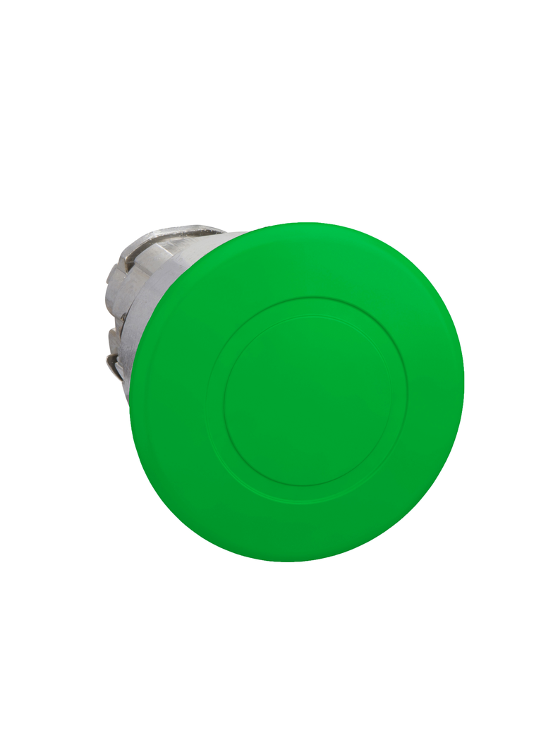 Harmony XB4 Przycisk grzybkowego fi40 zielony push pull okrągły metalowy ZB4BT3 Schneider