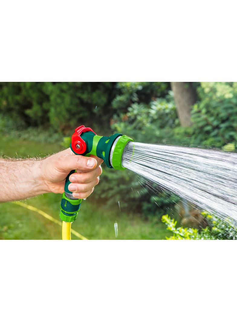 Zraszacz pistoletowy 8-funkcyjny z płynna regulacją strumienia