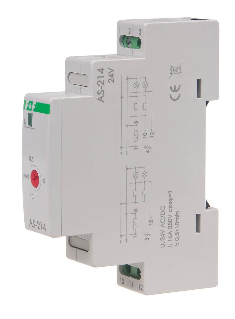 automat schodowy - montaż na szynie DIN 24V