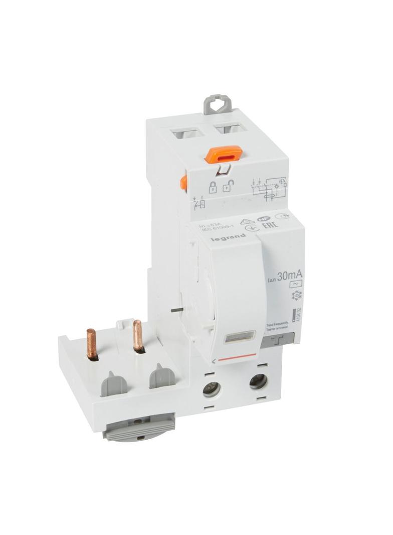 BLOK RÓŻNICOWOPRĄDOWY PR 302 2P 63A 30MA TYP AC SERII DX3, Legrand