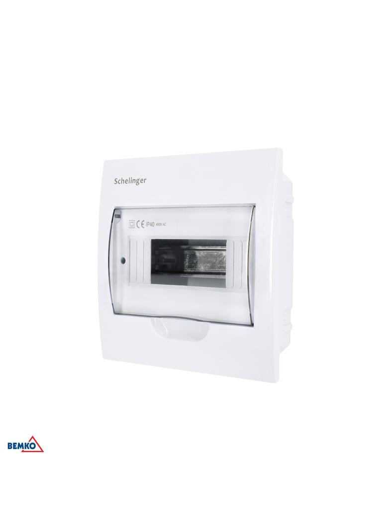 ROZDZIELNICA PODTYNKOWA IP40 ZACISKI 8N+8PE 1x8P