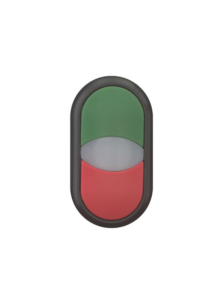 M22S-DDL-GR Napęd przycisku podwójny zielony/czerwony z podświetleniem z samopowrotem 216699 EATON