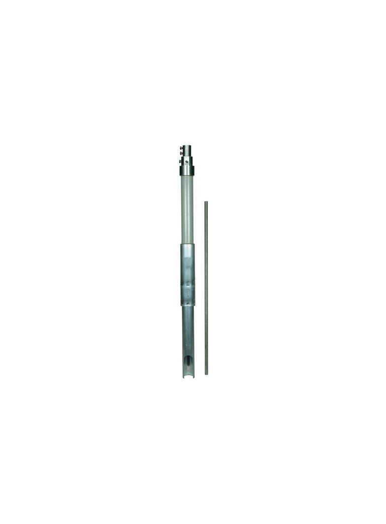 Rura wsporcza z bocznym wyprowadzeniem HVI long, fi 50 mm dł. 3200 mm, GFK / Al. z iglicą NIRO fi 10 105325 DEHN