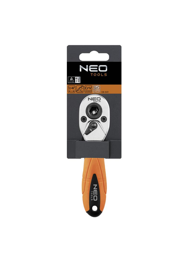 Grzechotka do bitów i nasadek 1/4", 105 mm