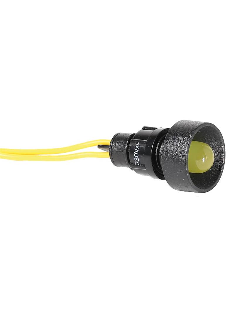 LS LED 10 Y 230 LAMPKA SYGNAL.LED D=10MM ŻÓŁTA 230V AC