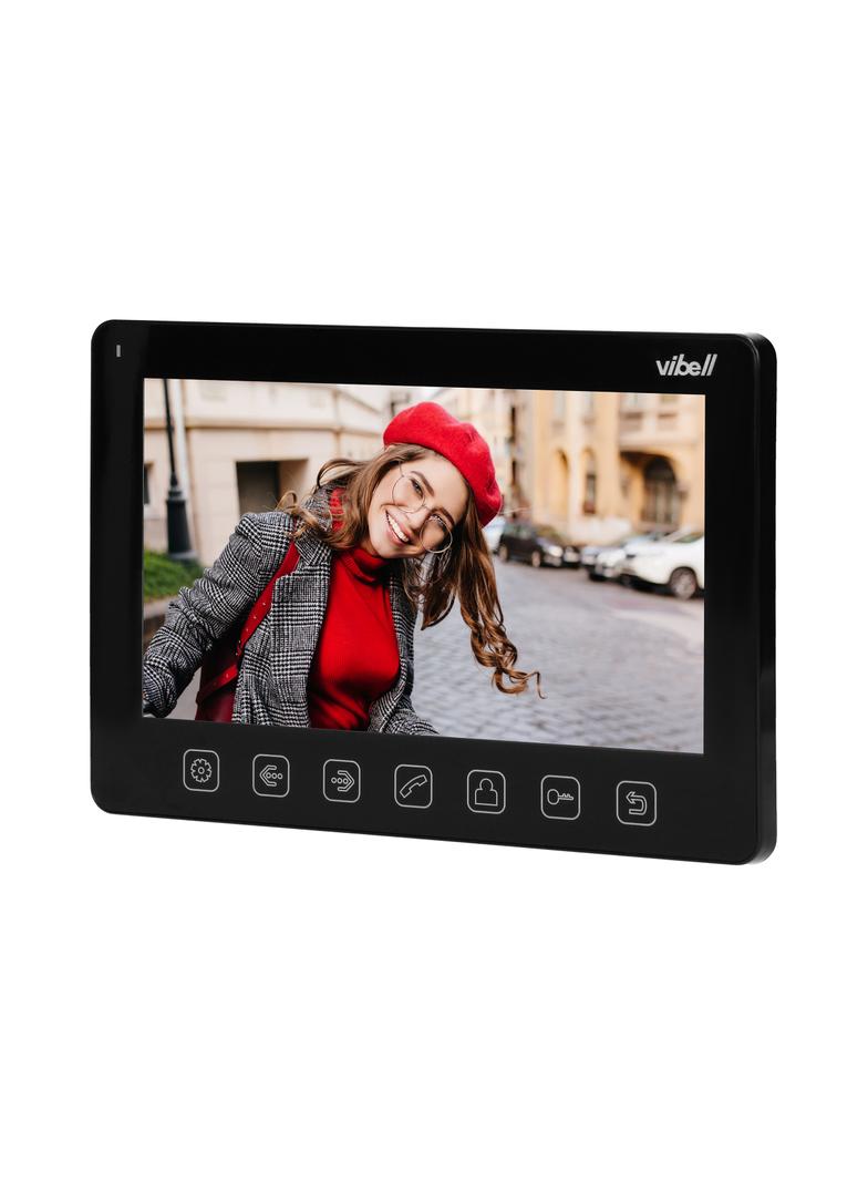 Wideo monitor bezsłuchawkowy kolorowy LCD 7” do zastosowania w systemach VIBELL czarny OR-VID-EX-105