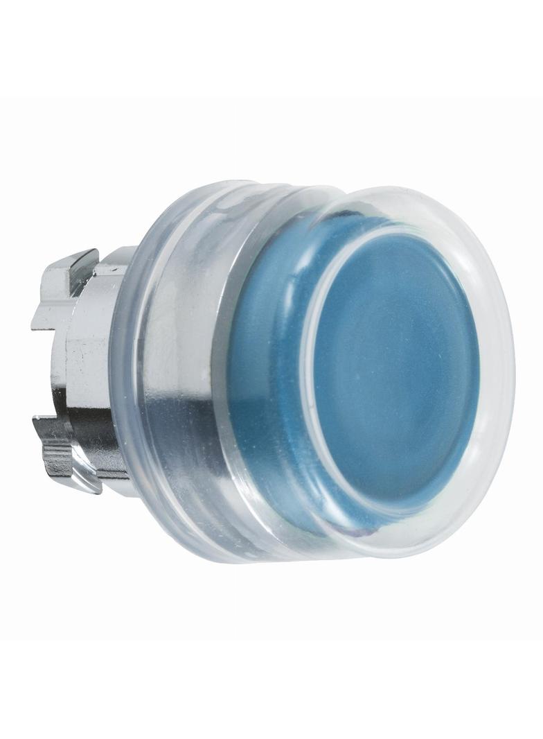 Harmony XB4 Przycisk płaski O22 niebieski samopowrotny bez podświetlenia okrągły metalowy ZB4BPA6