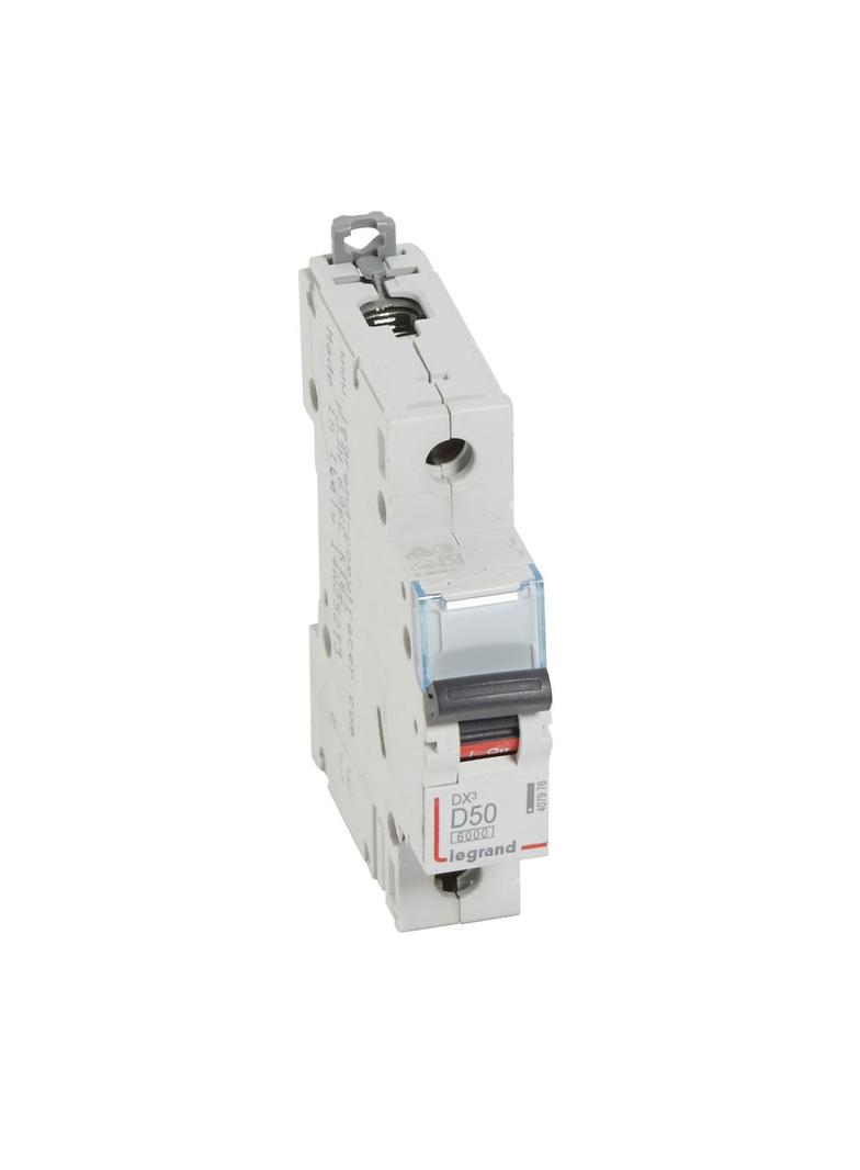 Wyłącznik Nadprądowy S 301 1P D50A 6kA DX3 407976 LEGRAND