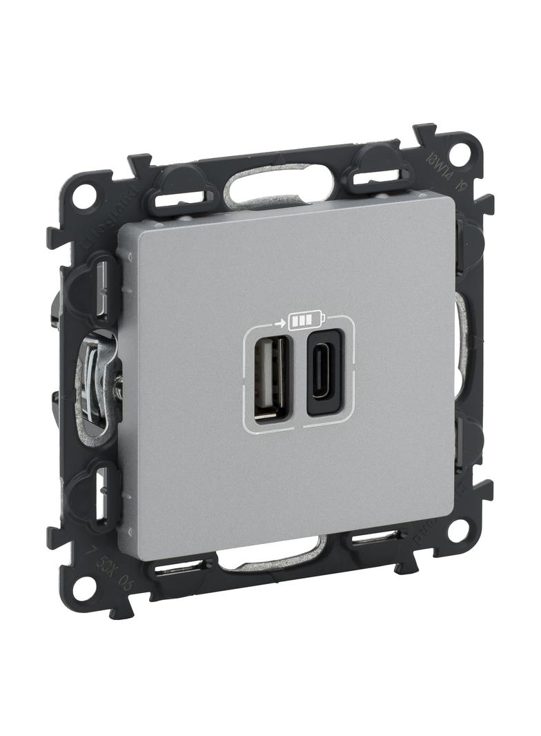 Valif:Al Ładowar 2Xusb A+C 3A 753306 LEGRAND