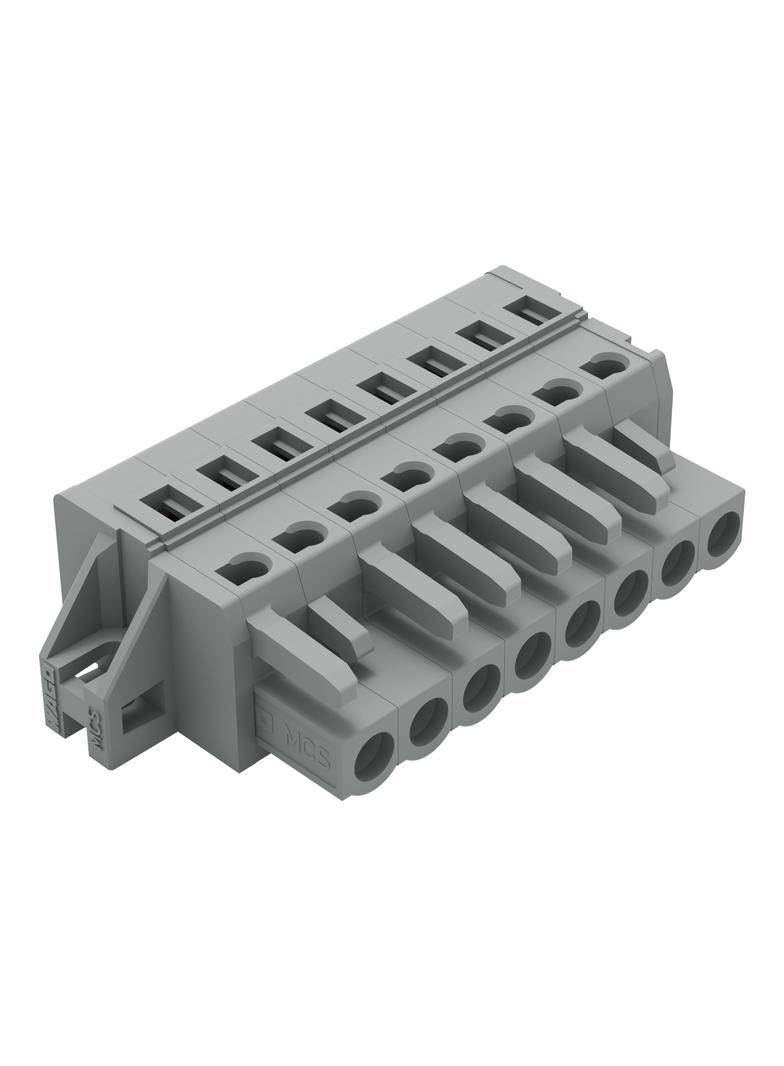 Gniazdo MCS‑MIDI Classic 8‑biegunowe szare raster 5mm 231‑108/031‑000 /50szt./ WAGO