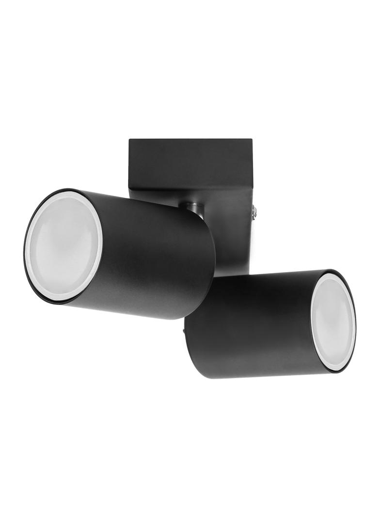 DOA SP 2I, oprawa ścienno-sufitowa, GU10 max. 2x50W, IP20, czarna AD-OP-6194BGU10 ORNO