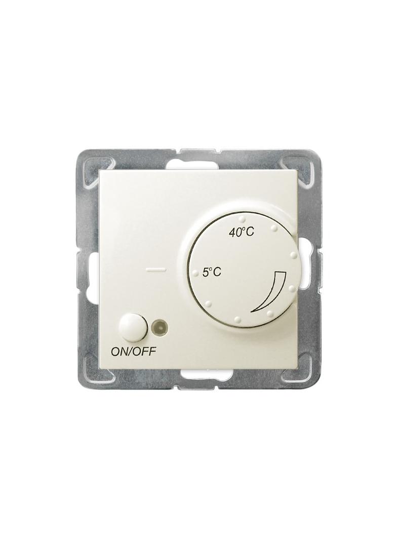 IMPRESJA Regulator temperatury z czujnikiem napowietrznym - kolor ecru