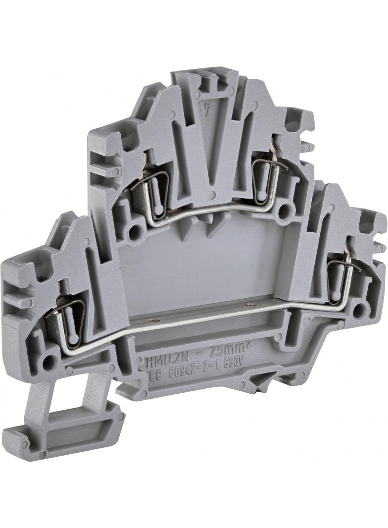 ESP2-HMD.2N Złączka gwintowa 2-poziomowa 2,5 mm2 (szara)