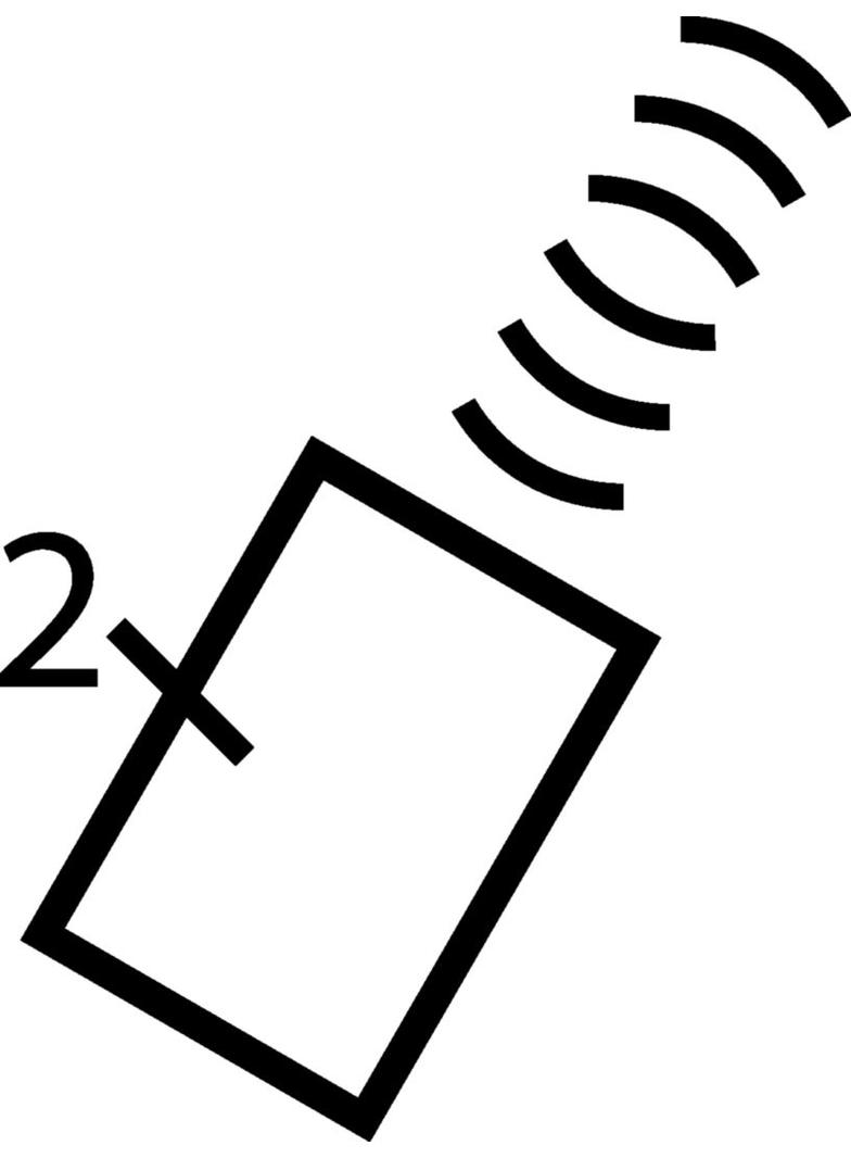 KNX q/e/s Pilot radiowy 2-kanałowy KNX RF TU402 HAGER