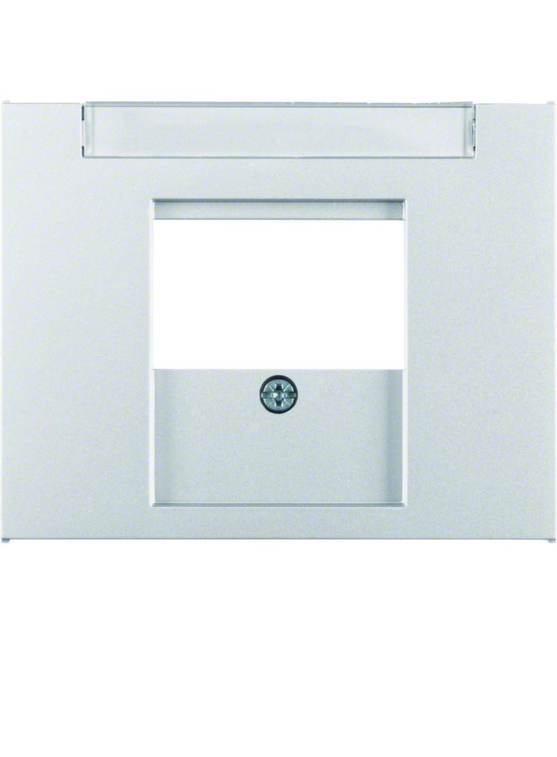 BERKER K.5 Płytka czołowa do gniazda głośnikowego aluminium 6810347003 HAGER