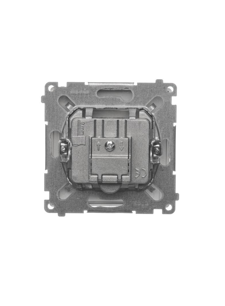 Simon Basic Gniazdo antenowe R-TV przelotowe 10 dB 1x wejście: 5–862 MHz satynowy