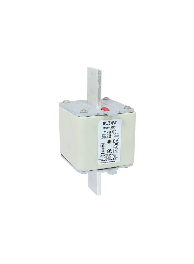 1600A 690V aR DIN 3 HSDNH FUSE Wkładka szybka 1600A AC 690V DIN 3 aR DIN IEC podwójny wskaź 170M8557