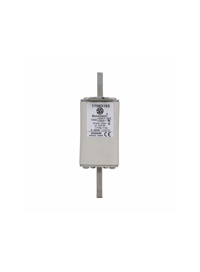 FUSE 160A 1250V 1*TN/110 AR CU Wkładka szybka 160A AC 1250V rozmiar 1 45x58x138 mm a 170M3193 EATON