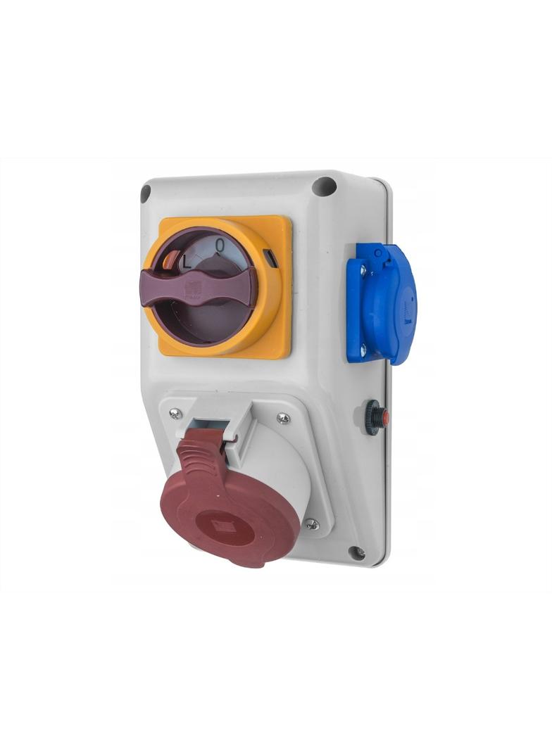 Rozdzielnica KOMBI-PL 1x32A/5p, 1x250V L-P