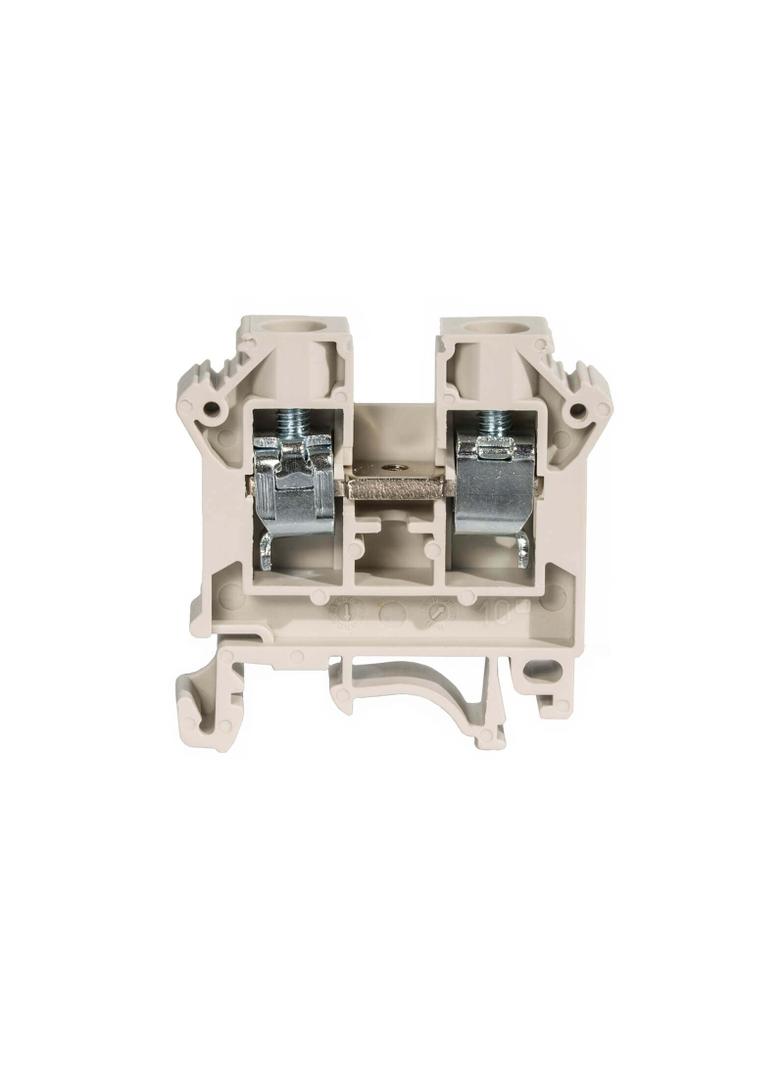 ZSG1-10.0Ns ,  Złączka szynowa gwintowa, seria NOWA, 10,0 mm2, TS 32,35, 1 tor, szary