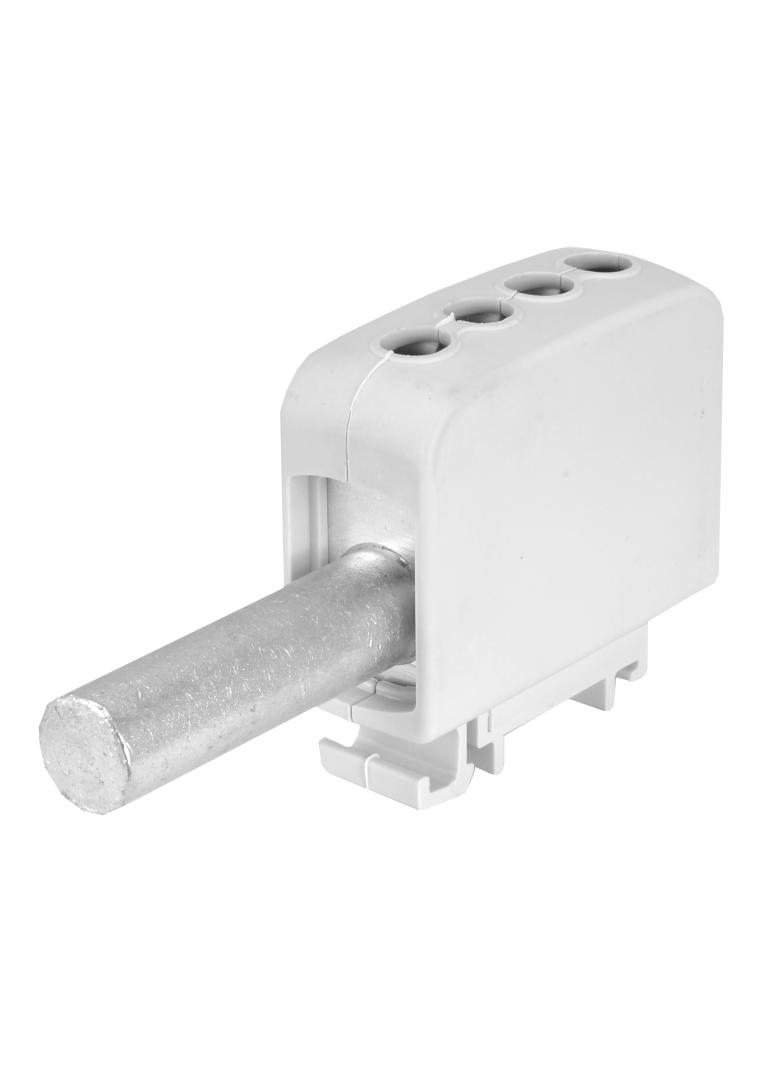 ZGGB1x70/2x35s ,  Złączka sz. gwint. aparatowa AL/CU, 1 x 70 mm2, 2 x35 TS 35/ 1 tor, szary