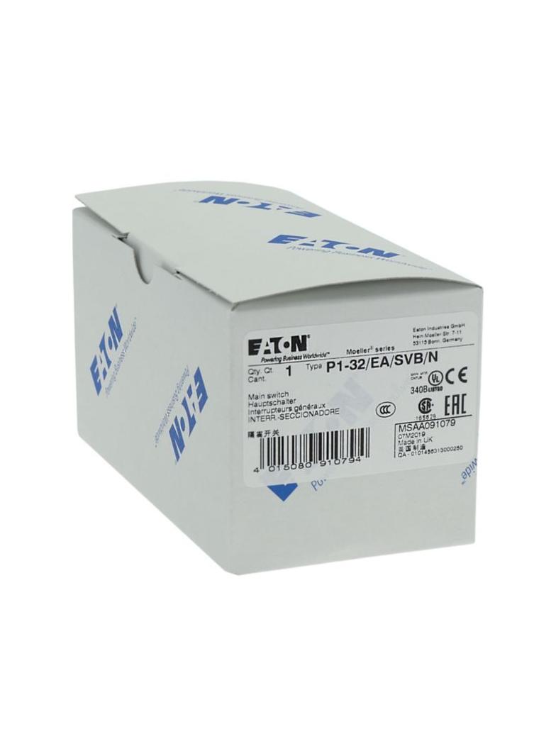 Łącznik krzywkowy-1 3P+N 32A do wbudowania P1-32/EA/SVB/N 091079 EATON