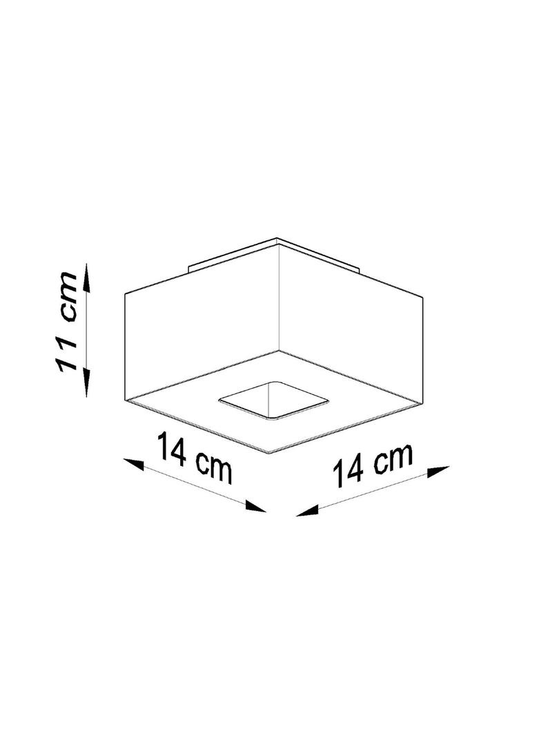 Sollux Plafon MONO 1 biały SL.0066